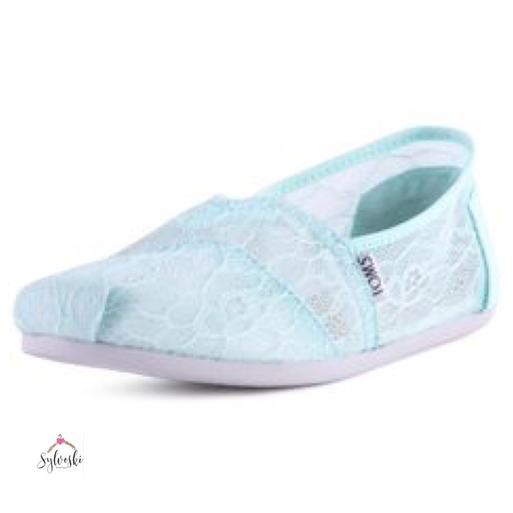 🆕 Toms Women's Classic Casual Shoe Mint Lace - Picture 1 of 7